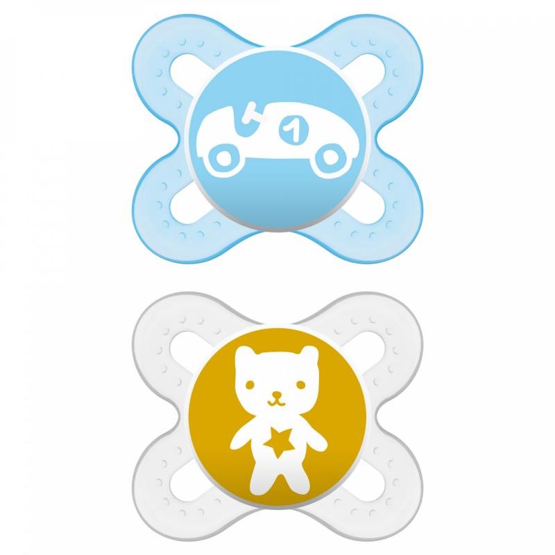 CHUPETE SILICONA MAM START 0-2 M AZUL