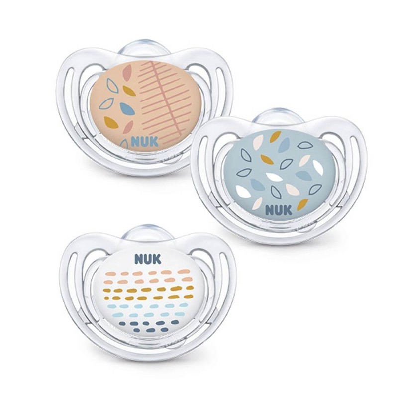 CHUPETE SILICONA FREESTYLE NUK 18-36 MESES 2 UNIDADES