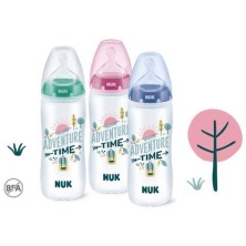 BIBERON FC+ SILICONA NUK HELLO ADVENTURE 6-18 MESES TALLA  XL 360 ML 1 UNIDAD