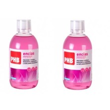 PHB ENCIAS ENJUAGUE BUCAL 2 ENVASES 500 ML DUPLO