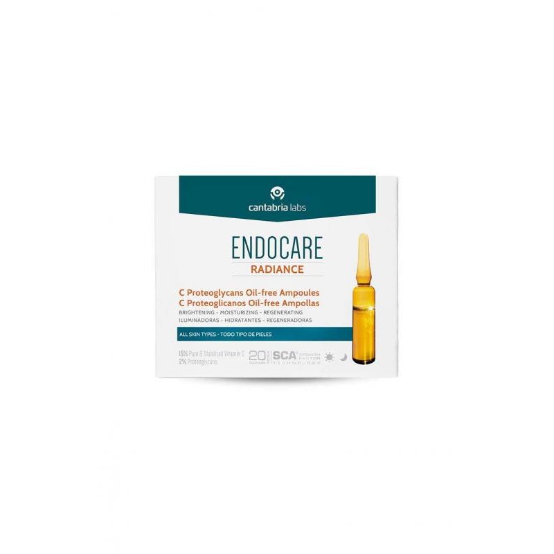 ENDOCARE RADIANCE C PROTEOGLICANOS OIL-FREE 10 AMPOLLAS 2 ML
