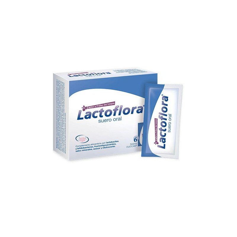LACTOFLORA SUERO ORAL 6 SOBRES