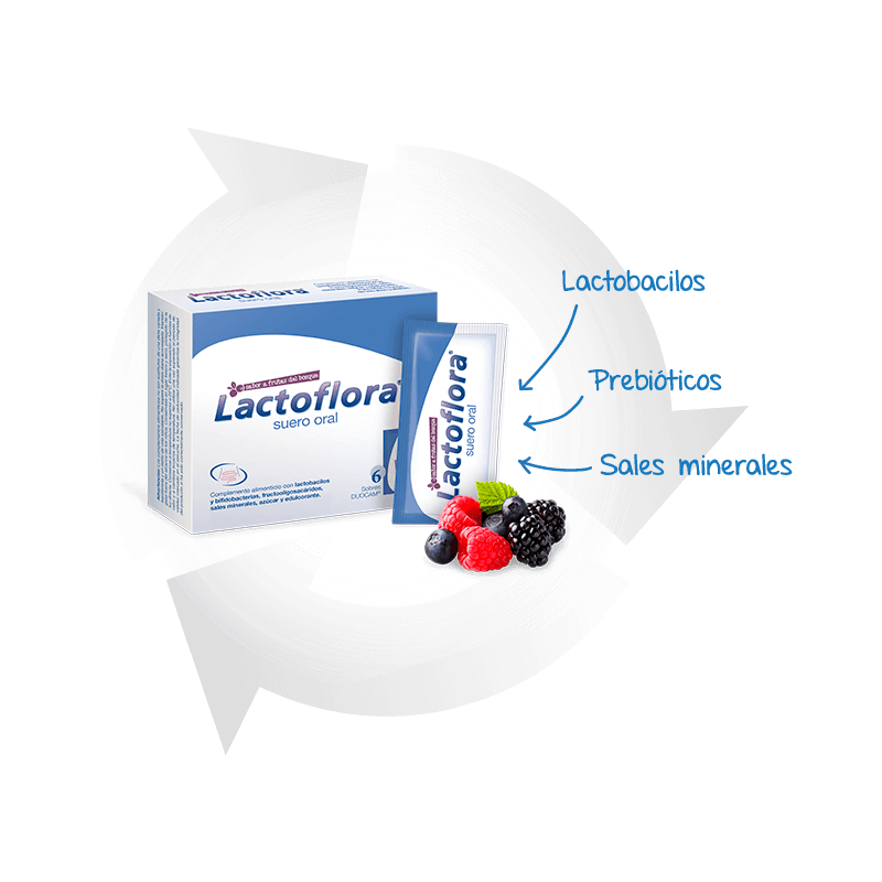 LACTOFLORA SUERO ORAL 6 SOBRES