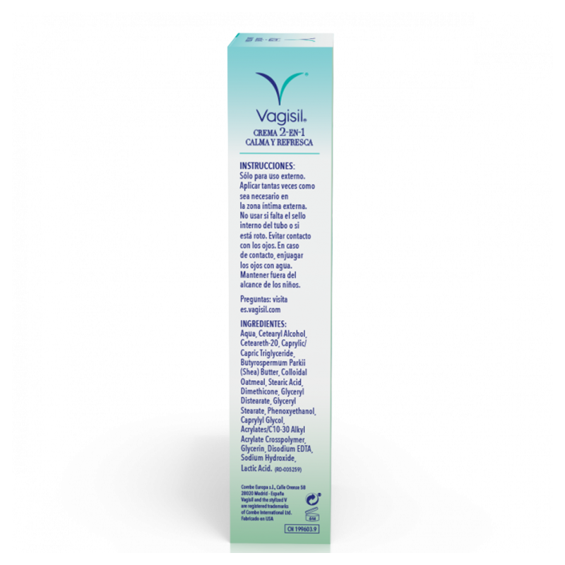 VAGISIL CUIDADO INCONTINENCIA CREMA 2 EN 1 1 ENVASE 30 G