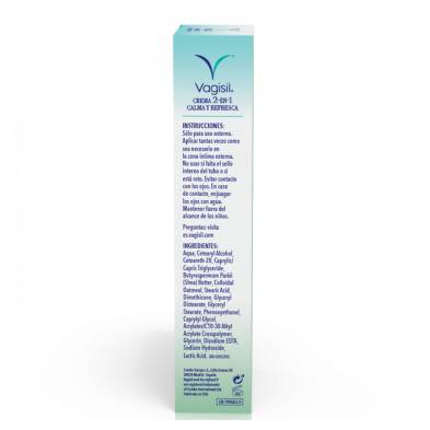 VAGISIL CUIDADO INCONTINENCIA CREMA 2 EN 1 1 ENVASE 30 G