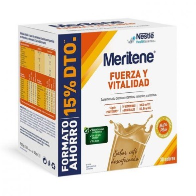 MERITENE PACK CAFE DESCAFEINADO 30 SOBRES