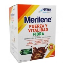 MERITENE FIBRA 35 GR 14 UNIDADES CHOCOLATE