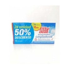 FITTYDENT SUPER COMPRIMIDOS LIMPIEZA PROTESIS DENTALES 72 UNIDADES