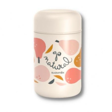 TERMO PARA PAPILLA SUAVINEX PAPILLERO ROSA 400ML