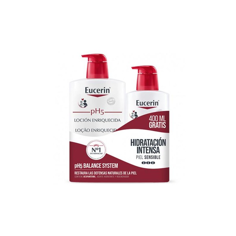EUCERIN FAMILY PACK LOCION  ENRIQUECIDA 1L+400 M