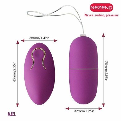 MAEL HUEVO VIBRADOR CONTROL REMOTO FUNCIONES NEZEND
