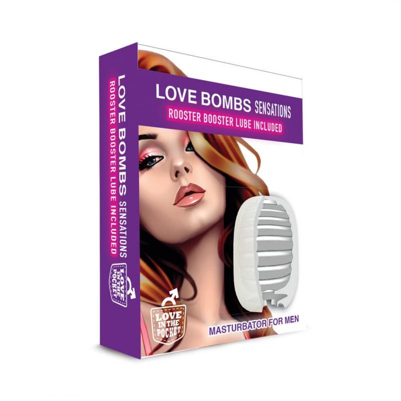 BOMBA DE AMOR SENSATIONS ROOSTER BOOSTER MASTURB CON LUBRIC