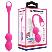 PRETTY LOVE ELVIRA FUCSIA VIBRADOR RECARG CONTROL APP 12 FUNCIONES