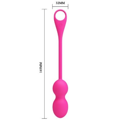 PRETTY LOVE ELVIRA FUCSIA VIBRADOR RECARG CONTROL APP 12 FUNCIONES
