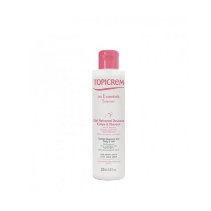 TOPICREM GEL LIMPIADOR SUAVE CUERPO Y CABELLO 200 ML