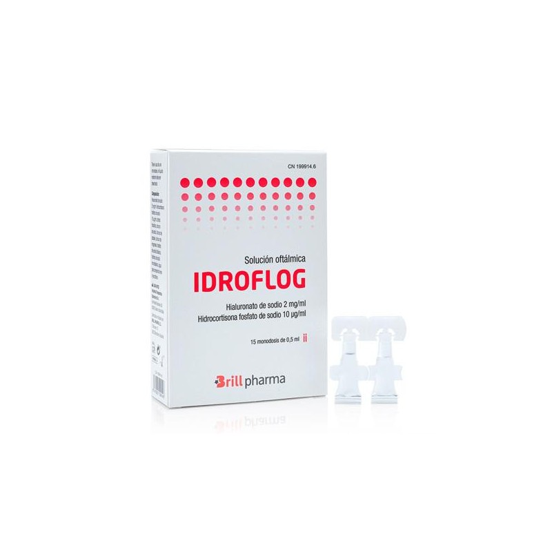 IDROFLOG SOLUCION OFTALMICA 15 MONODOSIS 0,5 ML