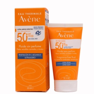 AVENE SPF 50+ EMULSION MUY ALTA PROTEC SIN PERFUME