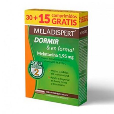 MELADISPERT DORMIR & EN FORMA 30 + 15 COMPRIMIDOS PACK AHORRO