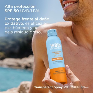 ISDIN Trasparent Spray Wet Skin SPF 50