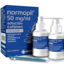 NORMOPIL 50 MG/ML 2 FRASCOS SOLUCION CUTANEA 90 ML