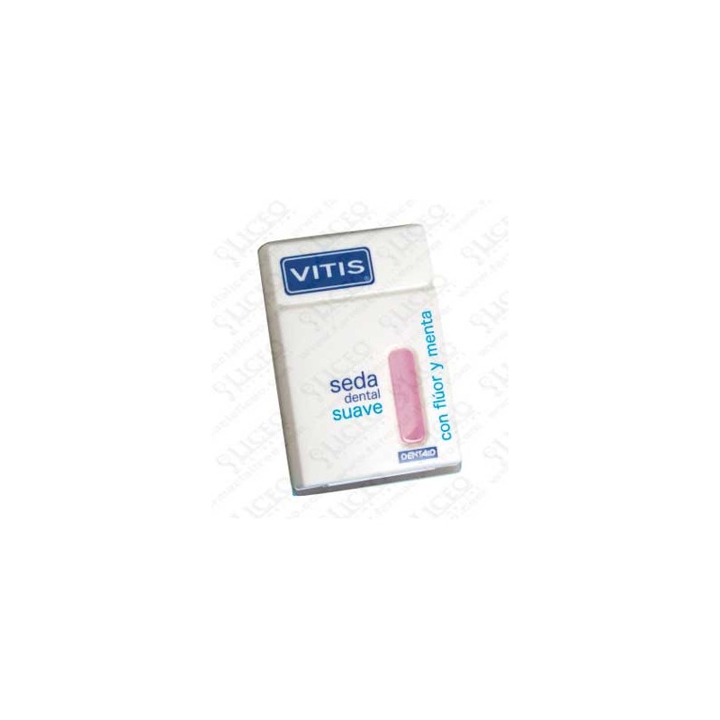 VITIS SUAVE CON FLUOR Y MENTA SEDA DENTAL 50 METROS
