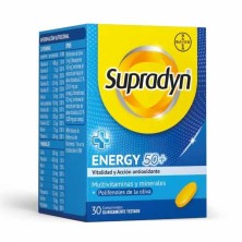 SUPRADYN ENERGY 50+ 30 COMPRIMIDOS EFERVESCENTES