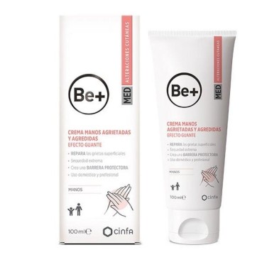 BE+ MED CREMA DE MANOS AGRIETADAS Y AGREDIDAS 1 TUBO 100 ML