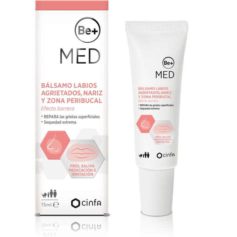 BE+ MED BALSAMO LABIOS AGRIETADOS NARIZ Y PERIBUCAL