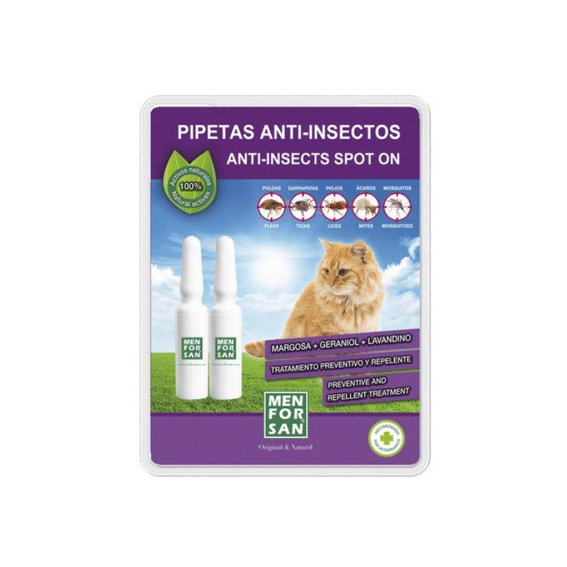 MENFORSAN PIPETAS ANTI-INSECTOS PARA GATOS