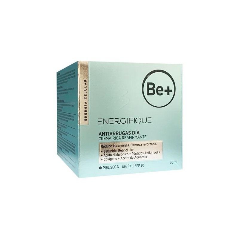 BE+ ENERGIFIQUE ANTIARRUGAS DIA REAFIRMANTE PIEL SECA 50 ML